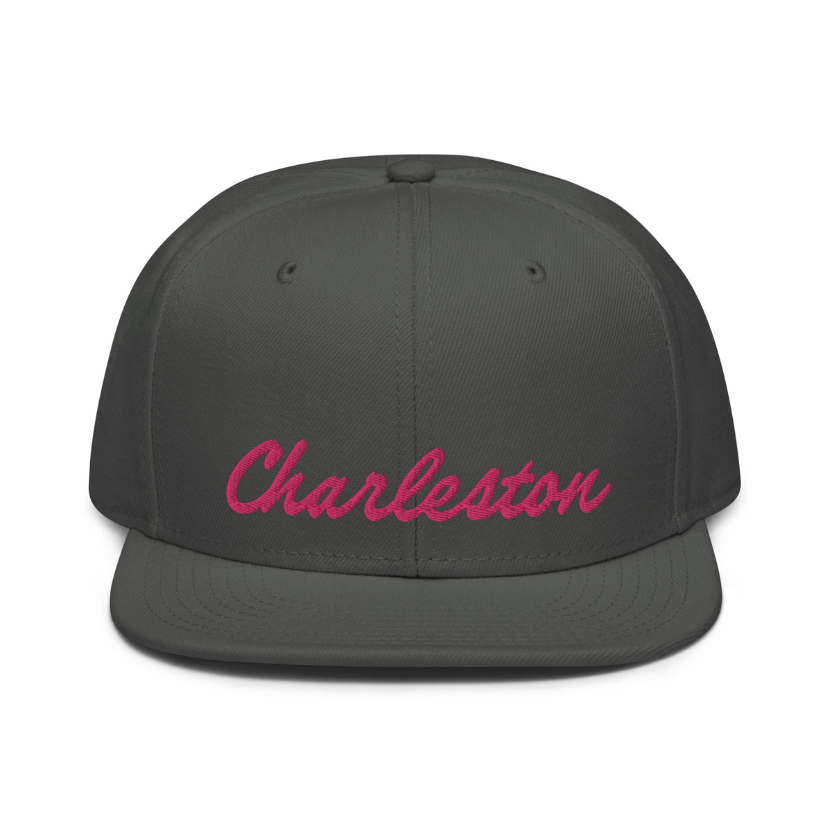 Charleston Snapback (Pink Script)