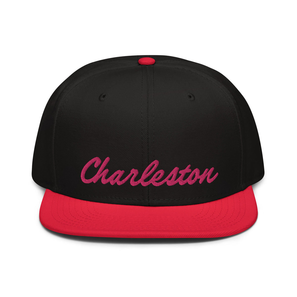 Charleston Snapback (Pink Script)