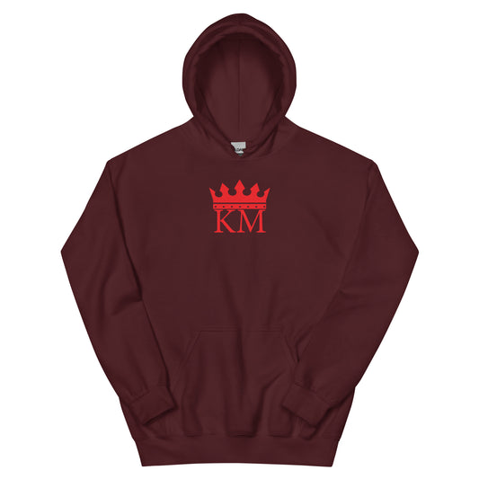 King Mentality Hoodie with Large Red Logo
