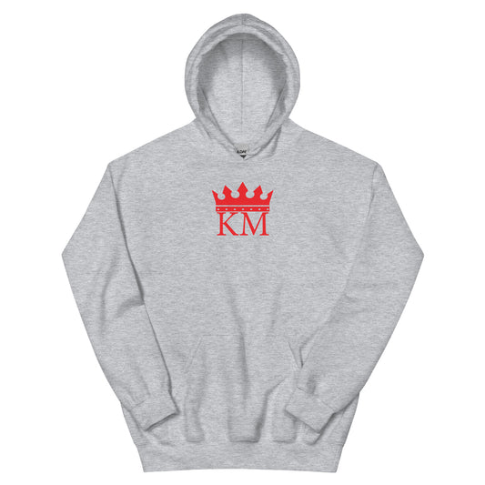 King Mentality Hoodie with Large Red Logo